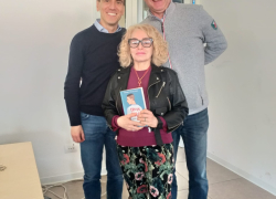 Andrea Franzoso nella scuola ENGIM di Verona