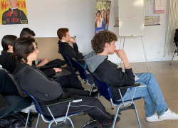 Matteo Bussola nella scuola ENGIM Verona incontra gli studenti: leggete di più