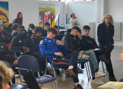 Matteo Bussola nella scuola ENGIM Verona incontra gli studenti: leggete di più