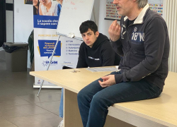 Matteo Bussola nella scuola ENGIM Verona incontra gli studenti